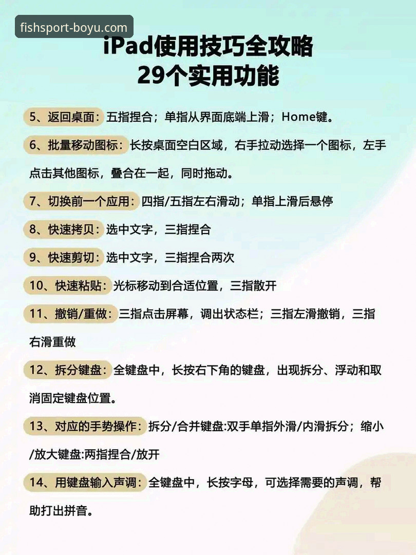 博鱼综合平台使用教程：苹果设备用户如何快速上手与玩转体育赛事
